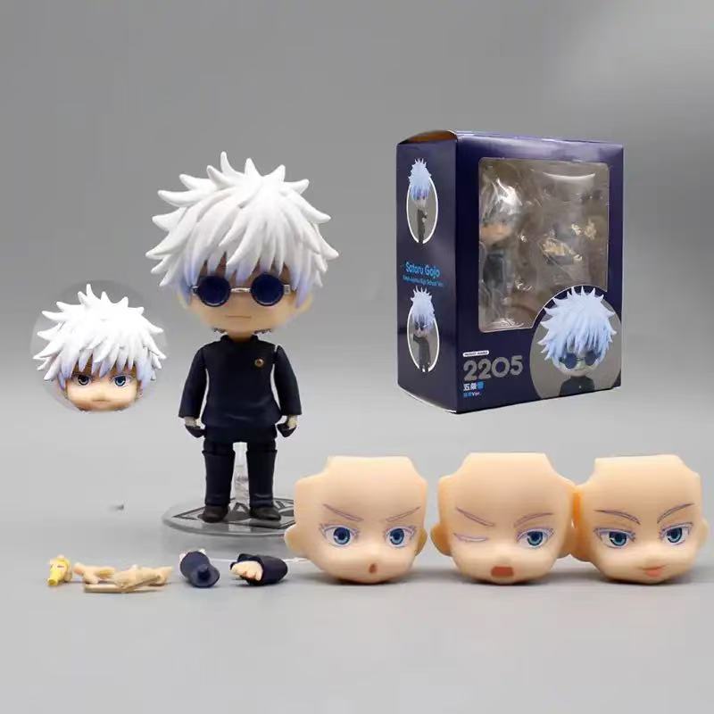 Jujutsu Kaisen Anime Figure #2205 Satoru Gojo Action Figure Q Version Gojo Model Toys PVC Collectible Doll Birthday Gifts