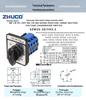 Zhuochao SZW26-20/YH5.3 Round Handle 3-Speed Voltage Conversion Switch