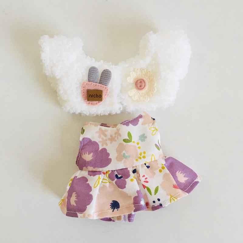 Cute 17cm Vinyl Plush Doll Outfits Blind Box - LaBuBu Pendant Dress Accessories