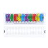 Guitar Pentatonic Sliding Ruler Plastic Multi Color Guitar Scales Sliding Ruler for Beginners