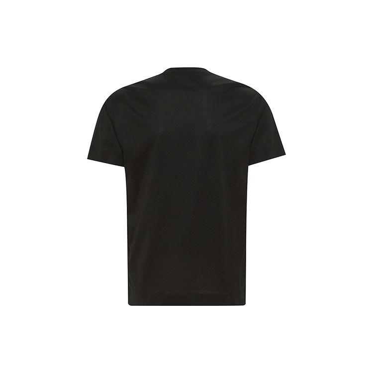Emporio Armani Футболка с логотипом-смайликом SS22 Regular Мужские Топы Черный 3L1TEY-1JUVZ-0999