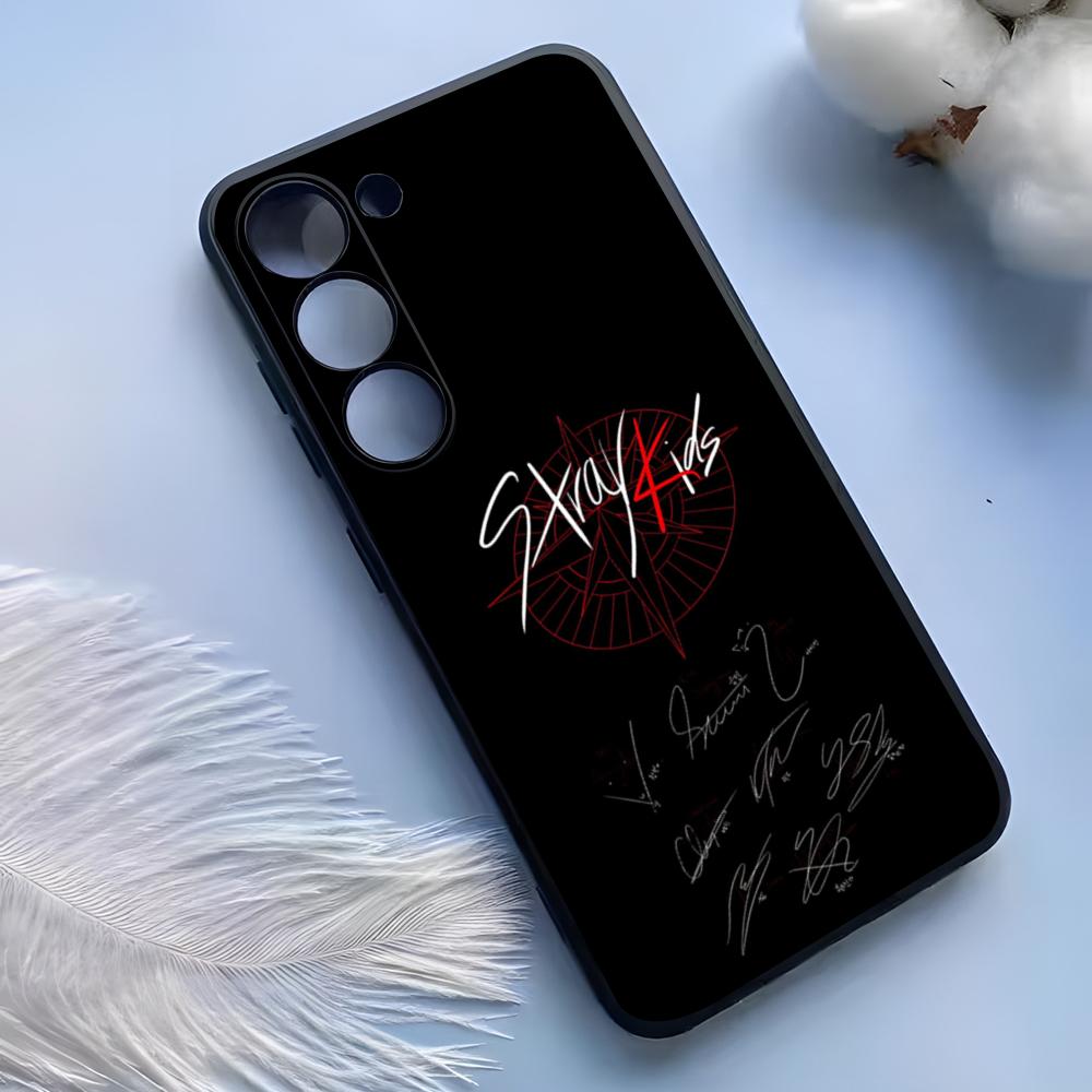 Модный Kpop S-Stray-Kids Чехол для телефона Samsung S25 Ultra S24 S23 S22 S21 S20 Plus Fe Galaxy A54 A53 A34 A25 Силиконовый чехол