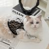 Spring and Summer Cat Clothes Lace Traction Vest Small Dog Puppy Puppy Cat Thin Pet Cat Clothing