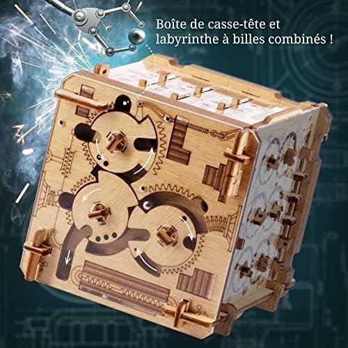 Puzzle Escape Room - iDventure Cluebox - Cambridge Labyrinth - Casse-tête 3D - Bois Multicolore