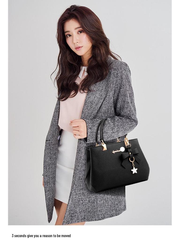 2025 Korean-Style Trendy Women's Bow Bag: Handbag, Shoulder & Crossbody Clutch for Autumn/Winter