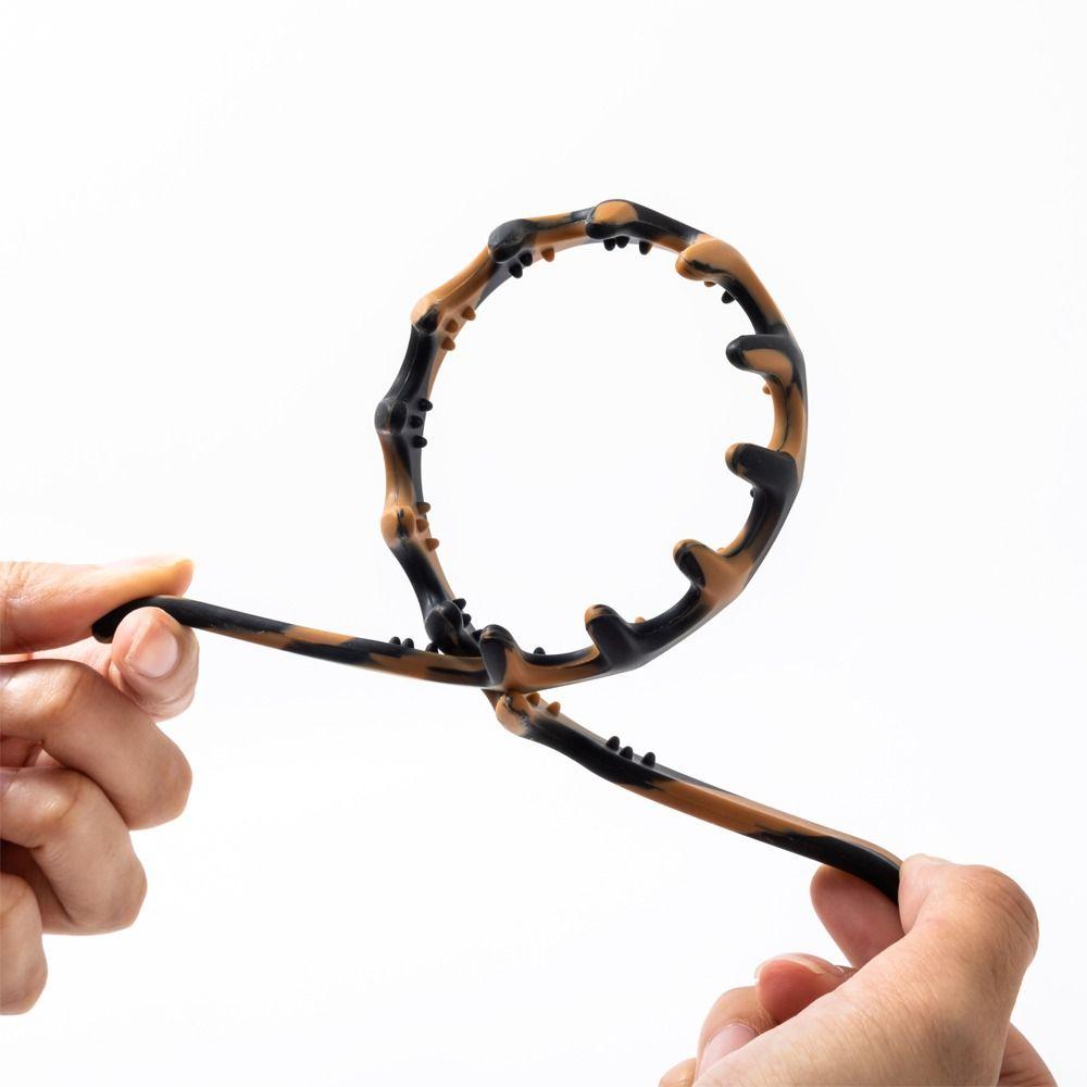 Новая силиконовая зигзагообразная повязка на голову, мягкая, противоскользящая, моющаяся, гибкая, U-образная, для повседневного ношения