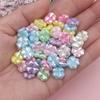 Flower Five-pointed Three-dimensional Beads Star Beading Materials Fashion Macaron Mixed Color 50/100pcs DIY Handmade Pumpkin