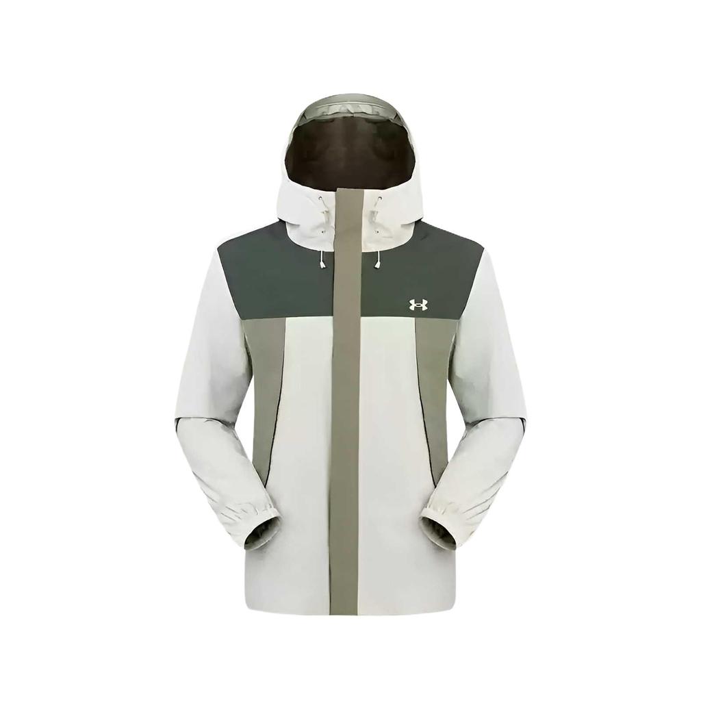 Under Armour Minimalist Comfortable Stylish Versatile Solid Color Jacket Men Jackets Milky-White 15133208-0111