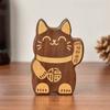 Wooden Fortune Cat Bottle Opener Lucky Magnetic Cap Remover Decoration Kitty Fridge Magnet  Gift