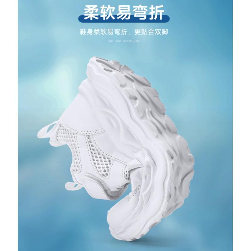 Kids Breathable Mesh Sneakers Boys Girls Running Walking School Sports Shoes Lightweight Comfortable Casual Footwear