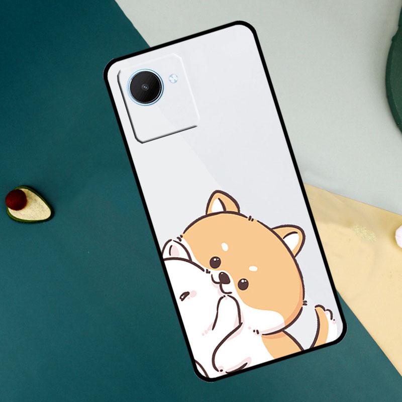Смешные Животные Кошки Собака Тигр Пара Для Realme C55 C71 C75 C67 C63 C51 C61 C53 C35 C65 11 12 13 14 15 Pro Plus GT6 GT7 Pro Чехол