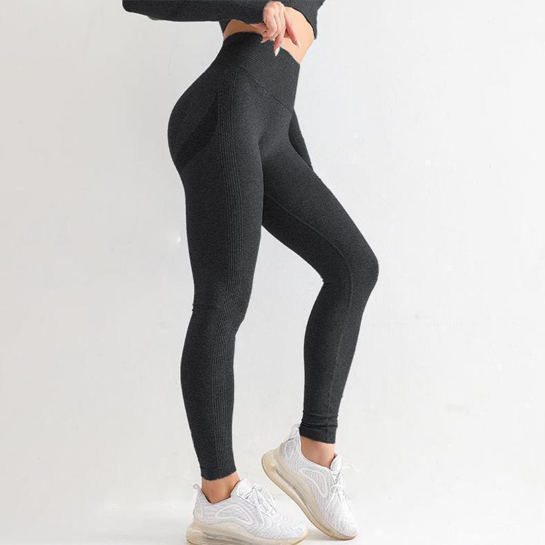 Женские быстросохнущие штаны для йоги Smiley Face Peach Hip - дышащие, эластичные брюки для фитнеса с высокой талией