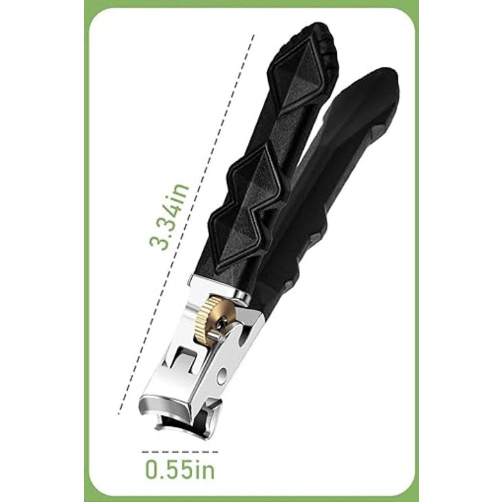 Thin Large Jaws Nail Clippers Toe Nail Trimmer  with Large-Mouth Pliers,Easier to Cut Nails AntiSplinter Mechanism