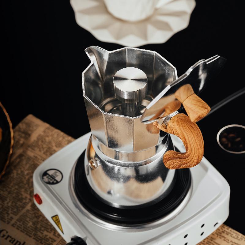 Кофейник Moka Pot Splash с алюминиевым клапаном брызг Аксессуары для горшков Moka