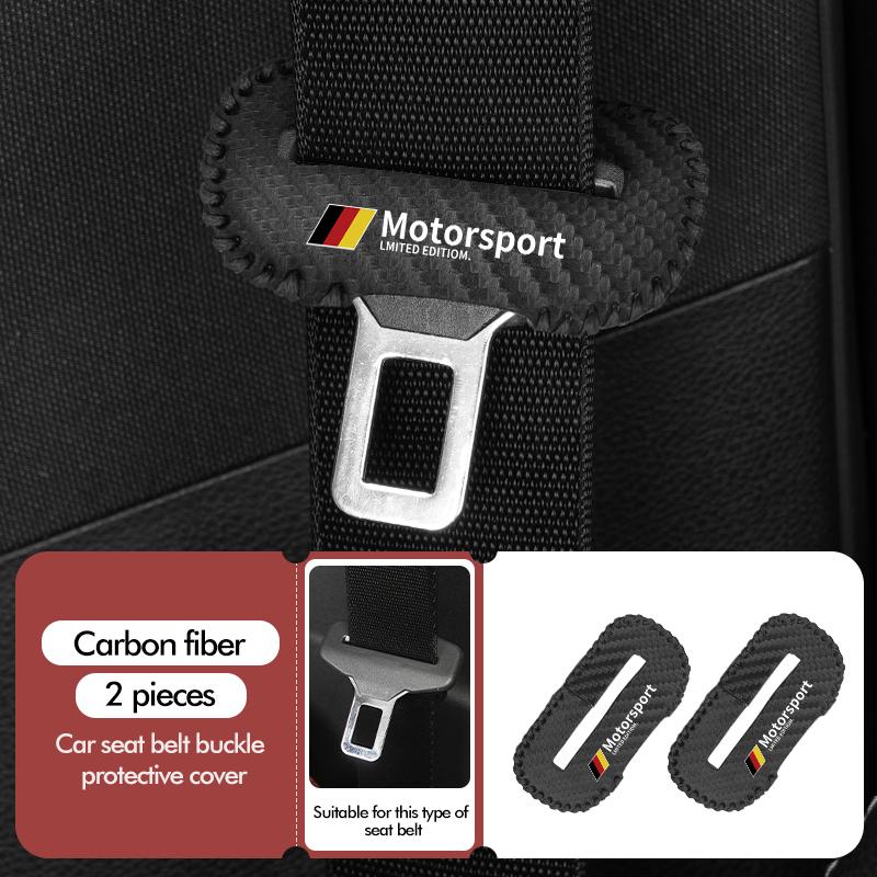 Universal Car Seat Belt Protector Buckle Clip Anti-Scratch Cover For BMW M E84 F10 F20 F15 F25 iX iX1 iX2 iX3 iX5