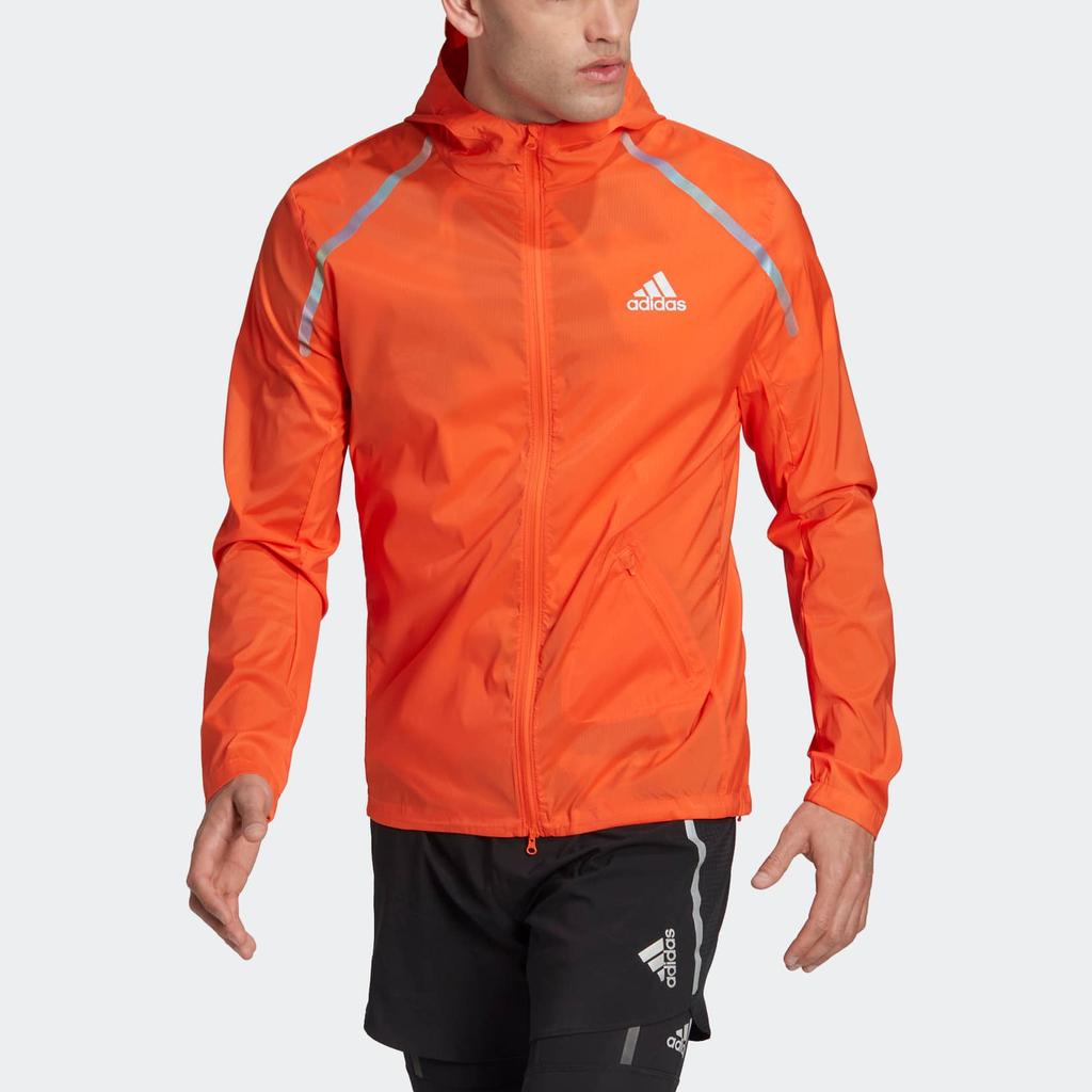 Adidas Jackets Men's Orange Hooded Moderate Other HL6508