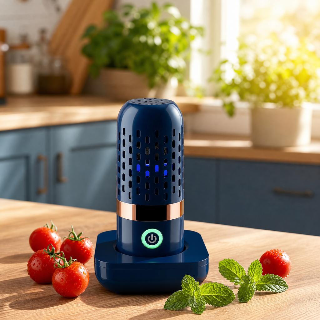 Кухонная и овощная мойка, портативный очиститель продуктов в капсульном дизайне для дома, машина для мытья овощей для ежедневного использования