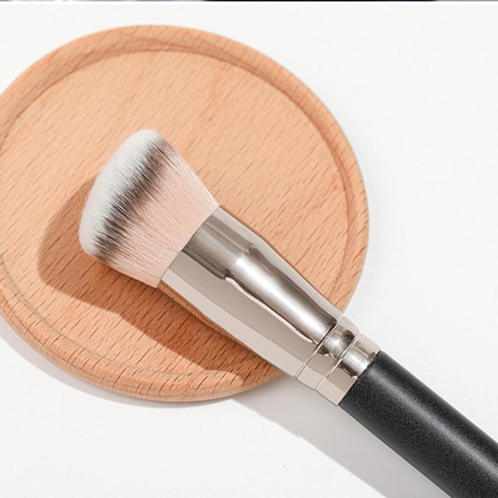 Seamless Contour Makeup Brush Fiber Material 14.7x1.6CM 16.4x3CM Professional Tool For Blending Foundation
