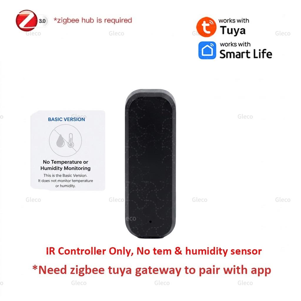 Zigbee Universal IR Remote Control TV AC Infrared Controller Blaster Temperature Humidity Works With Zigbee2mqtt/TUYA Smart Life