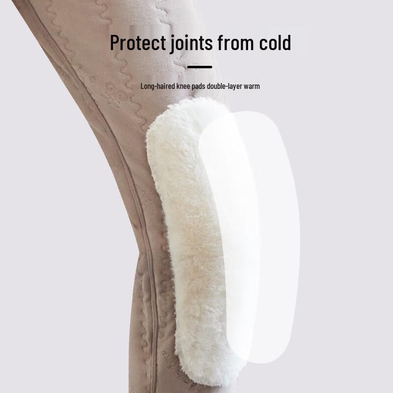 Женские термолеггинсы с высокой талией из шерстяной смеси Yu Zhaolin 650 г