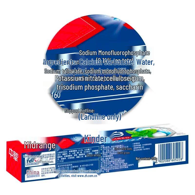 Зубная паста Zhonghua Healthy White Свежая мята
