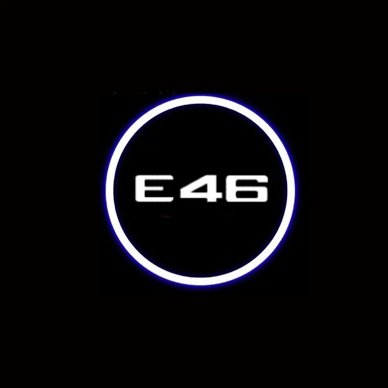 2PCS for BMW E46 1998-2006 3 Series LED Car Door Welcome Ghost Shadow Lights Courtesy Laser HD Projector Lamp Accessories