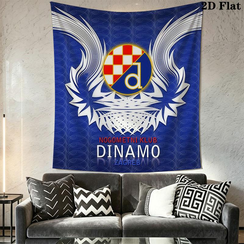 GNK Dinamo Zagreb Wall Hanging Printed Fabric Blanket Decorative Tapestries for Bedroom Living Room Home Decor