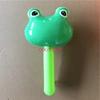 10Pcs New Pvc Inflatable Small Animal Head Stick With Bell Inflatable Short Stick Scan Code To Push Gift Inflatable Toy