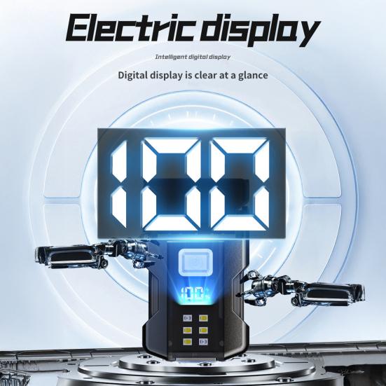 Налобный фонарь-клипса с цифровым дисплеем, водонепроницаемый, с регулируемыми режимами, USB-перезаряжаемый, мини-аварийный фонарик, магнитный, портативный, клипса для кепки, налобный фонарь