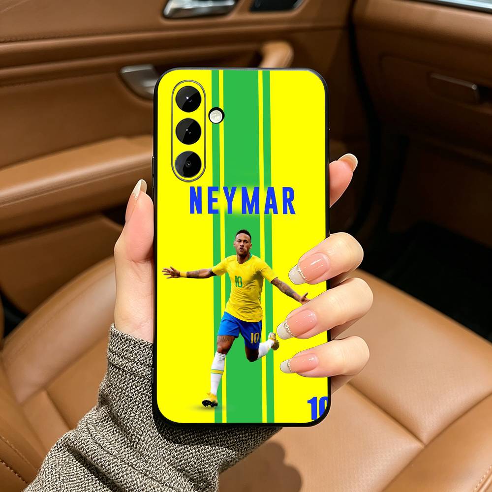 10-N-Неймар Футбольный Чехол Для Телефона Для Samsung Galaxy A73,A71 A72,A70,A53,A52,A51,Мягкий Силиконовый Черный Чехол