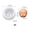 Q Version Clay Head Sculpey 3D Facial Mould Doll Modification Accessories Baby Face Silicone Molds