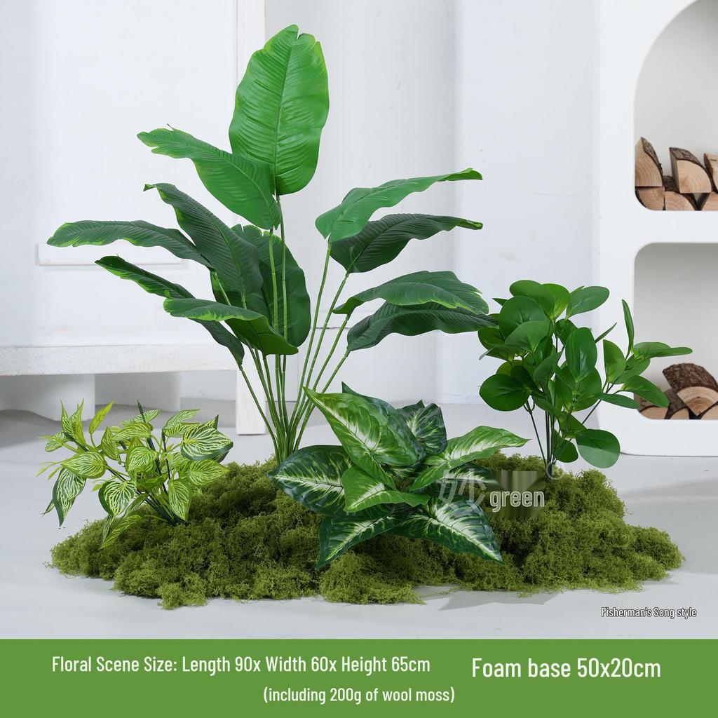 Bionic Fake Plants for Indoor Decoration: Living Room, Window Display, Under Stairs, Corner Arrangement.