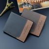 Vintage Design Mens Short Wallet Artificial Leather Card Holder Bifold Wallets Business Coin Purse