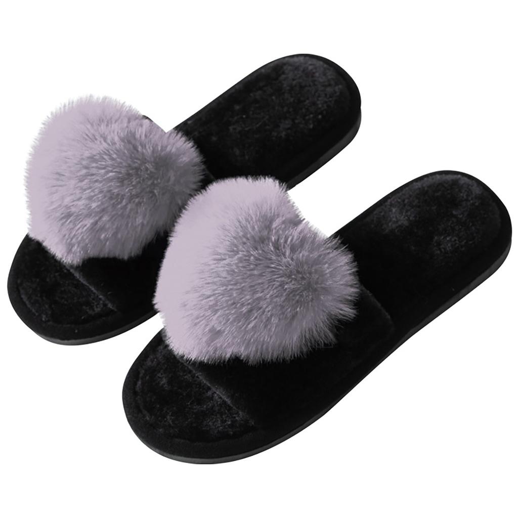 Женские тапочки из коровьего хлопка, теплые домашние милые мягкие плюшевые домашние тапочки