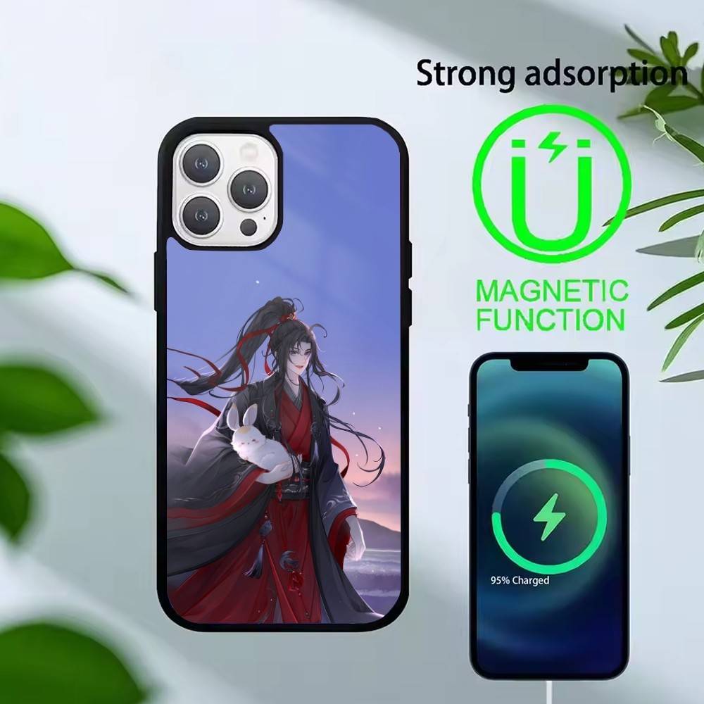 Чехол для телефона 'Грандмастер-Демоническая Культивация' для iPhone 14,16,15,13,17,12,Plus,Pro,Max Магнитный Для Magsafe Матовый Чехол