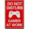 D Gaming Room Metal Tin Signs Welcome To The Game Room Poster Boy Bedroom Decor Iron Plate Youth Dormitory Wall Decoration P