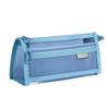 Transparent Pencil Case Large Capacity Stationery Storage Bag Portable Mesh Pen Bag  Student