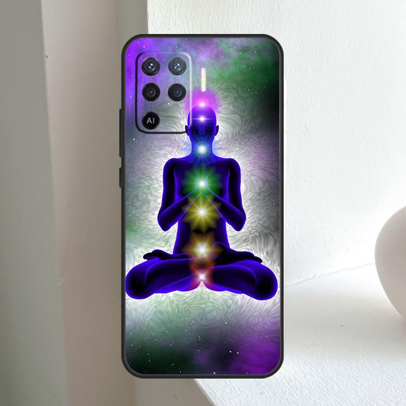 Mandala Chakra Yoga For OPPO A74 A54 A94 A17 A57 A15 A16 A76 A96 A18 A38 A58 A78 A98 A40 A60 A80 A5 A6 Pro Case