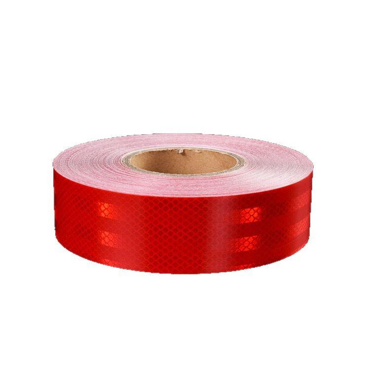 Reflective Film Roll: Waterproof, Adhesive-Backed Strips for Night Traffic Safety and Warning Markings.