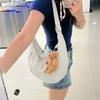 Lu Croissant Large Capacity Dumpling Bag, Single Shoulder Crossbody, Waterproof 6L/13L, Unisex Fitness/Yoga Bag