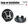 4pcs 69mm Car Wheel Center Hub Center Cap Rim Hub Dustproof Cover Emblemem For Honda Civic Accord Crider City XRV CRV HRV