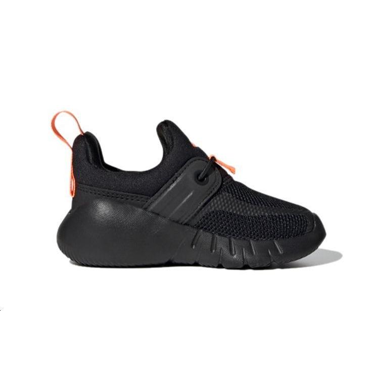 adidas Rapidazen I Дышащие Низкие Детские Кроссовки Черно-Оранжевые Для Младенцев и Малышей FX2699