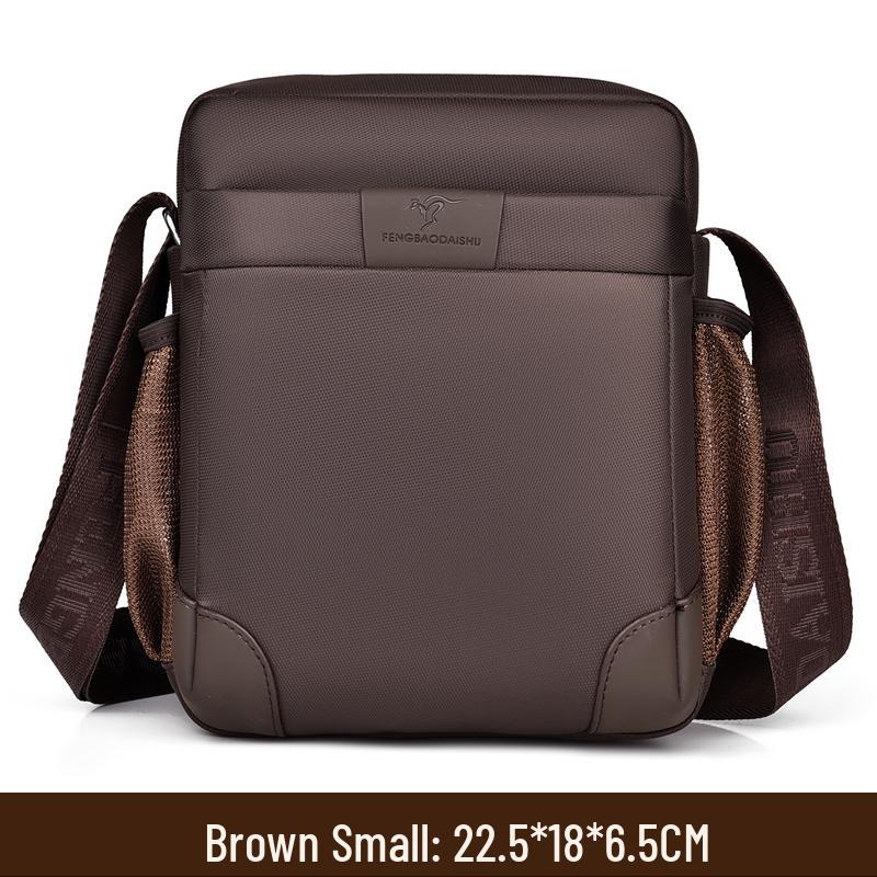 Мужская однолямочная сумка через плечо из холста, Новый 2025 Оксфордский рюкзак для поездок на работу, Компактная персональная портативная сумка