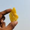 Natural Yellow Sapphire Huge Rough 144 Ct Earth Mined CERTIFIED Loose Gemstone