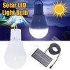 LED Solar Bulb Hook Design Garden Night Light Home Emergency Lamp Solar Panel Charging Energy Saving Lamp For Garden Camping Tent Fishing