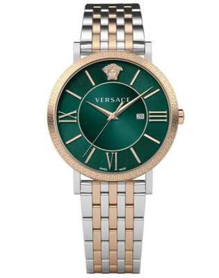 Повседневные часы Eternal VENCA0424 Gold [Versace] Мужские серебристые/розовые [Товар]