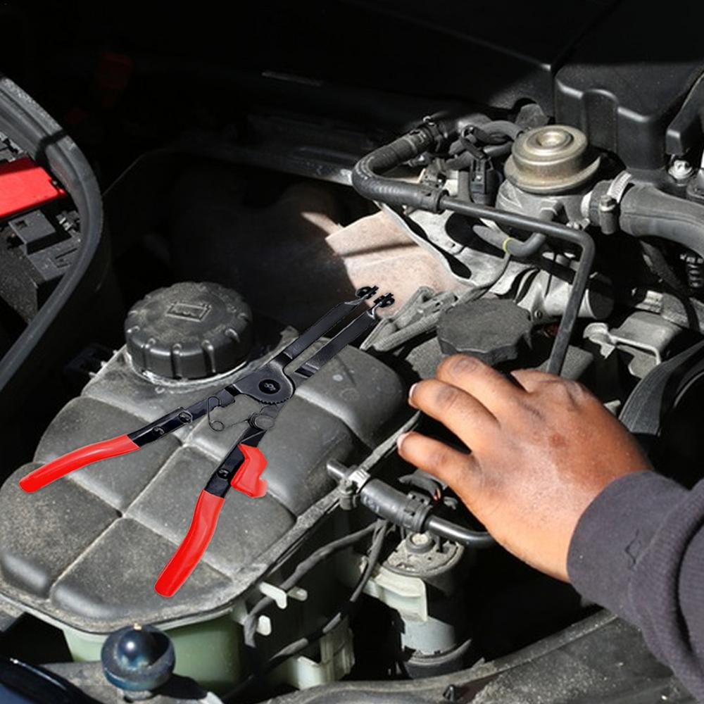 Снятие резинового держателя выхлопной трубы Плоскогубцы для снятия хомута выхлопной трубы автомобиля Обратные плоскогубцы Автомобильные инструменты