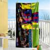 Brazilian Footballer Victory. Beach Towel Super Soft & Absorbent Comfortable Lightweight