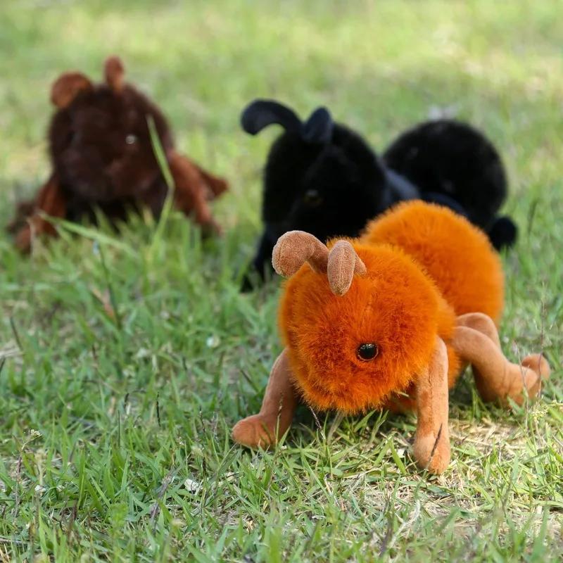 27cm Cartoon Ant Plush Toy Insect Animal Doll Soft Stuffed Ant Toys Kids Toys Claw Machine Doll for Party Gift