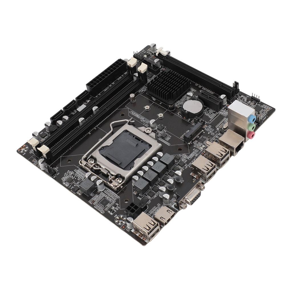 H55 Computer Motherboard Professional M.2 NGFF LGA 1156 Slot DDR3 8 Channel Memory 4 Phase Power